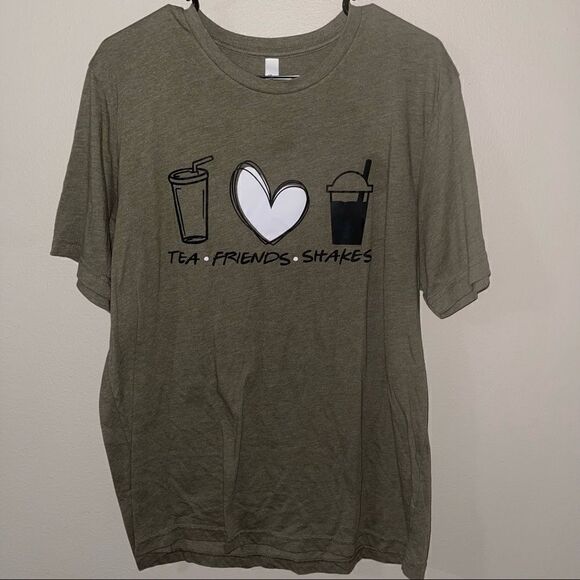 𝅺NEW BELLA CANVAS LOADED TEAS AND SHAKES TEE SIZE XLARGE - Picture 1 of 2